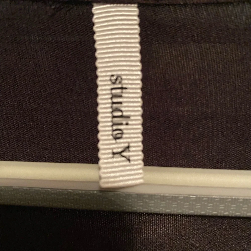 Studio Y long sleeve silky dress shirt with embellishments. - Picture 4 of 9